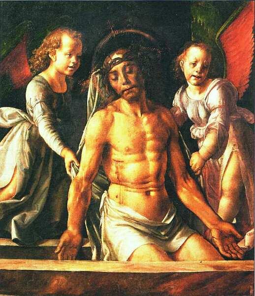 Педро Берругете около 1450 около 1504 Мертвый Христос с ангелами После - фото 20