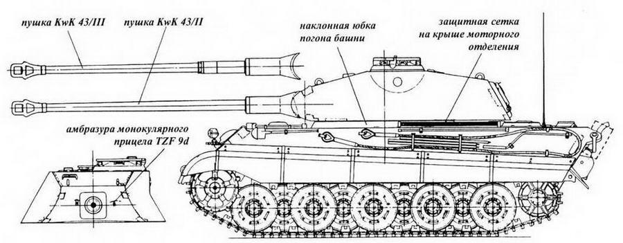 Серийный танк с башней Порше Серийный танк с башней Хеншель Как и в случае - фото 6
