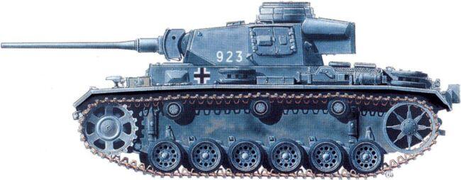 Немецкий средний танк Pz III J из 24й танковой дивизии Группа армий В - фото 62