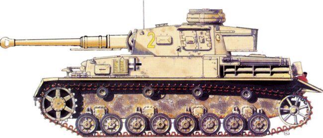 Средний танк Pz IV F с длинноствольной 75мм пушкой Летом и осенью 1942 года - фото 66