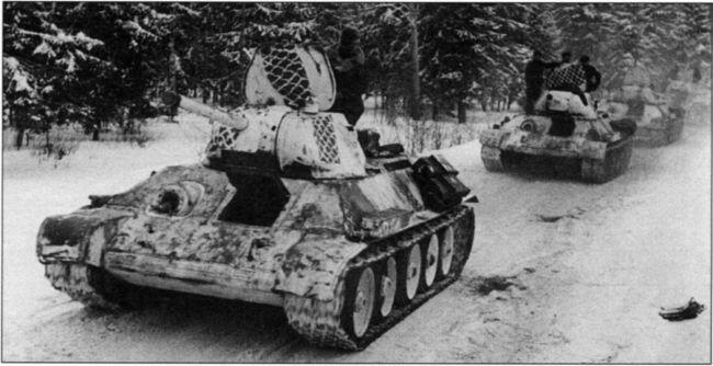 Танки Т3476 из 1й гвардейской танковой бригады во время контрнаступления - фото 61