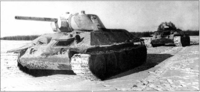 Колонна танков Т3476 из 17й танковой бригады Красной армии Декабрь 1941 - фото 71