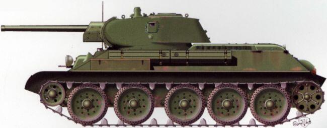 Советский средний танк Т34 обр 1941 г Масса 28 т экипаж 4 человека - фото 62