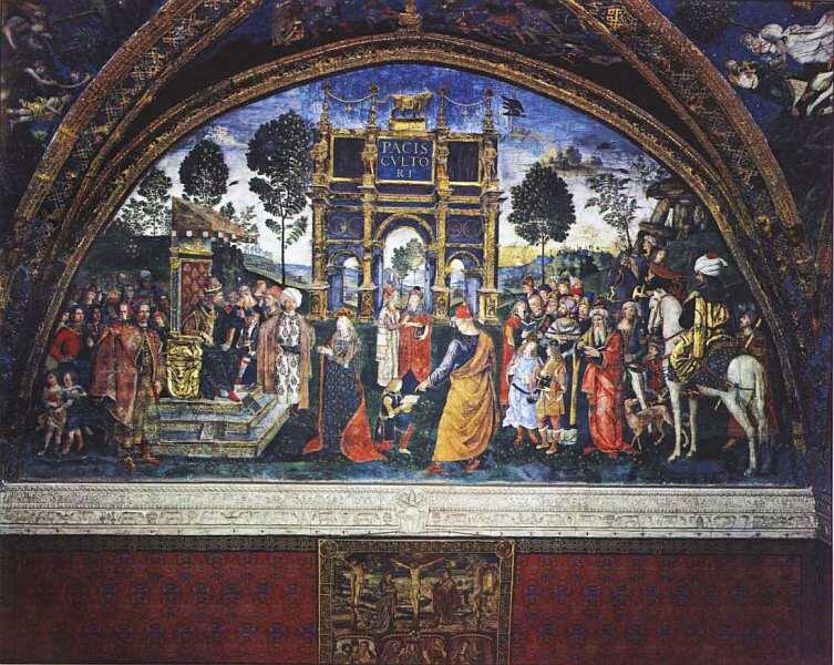 Пинтуриккьо Бернардино ди Бетто ди Бьяджо около 14541513 Диспут святой - фото 24