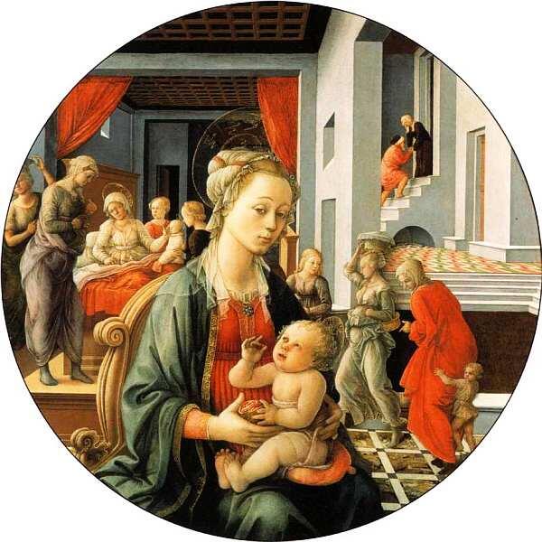 Филиппо Липпи 14061469 Мадонна с Младенцем и Рождество Марии 14521453 - фото 6