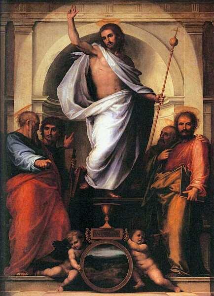 Фра Бартоломео Христос с четырьмя евангелистами 1516 Джорджоне Джорджо - фото 16
