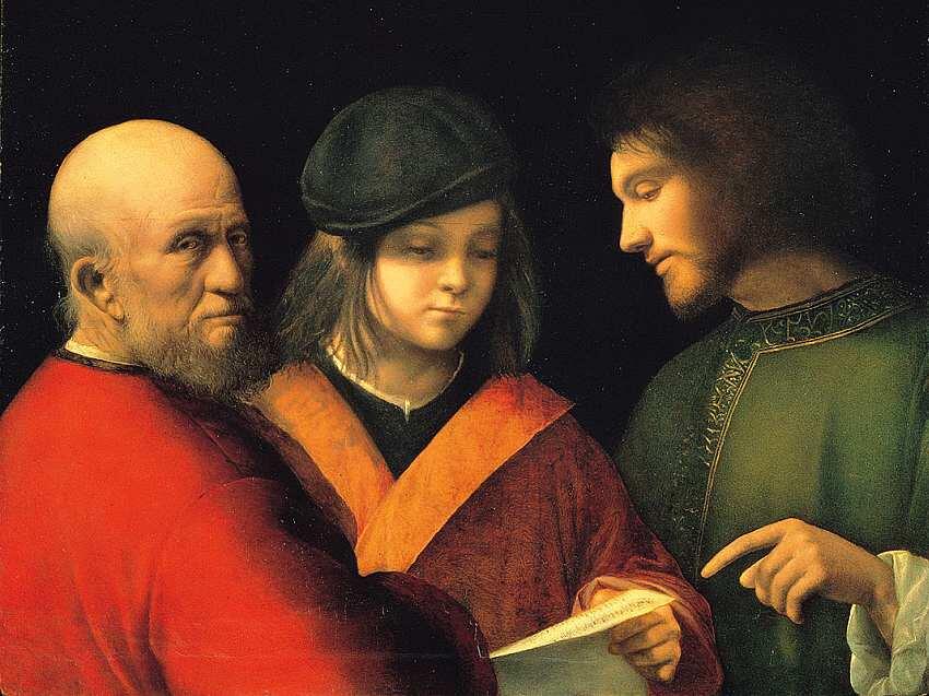 Джорджоне Джорджо Барбарелли да Кастельфранко 14781510 Три возраста - фото 17
