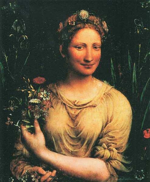 Франческо Мельци около 149115681570 Флора Первая половина XVI века Холст - фото 21