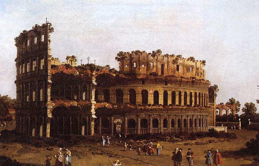 Каналетто Антонио Каналь 16971768 Колизей 1745 Холст масло Венецианский - фото 75