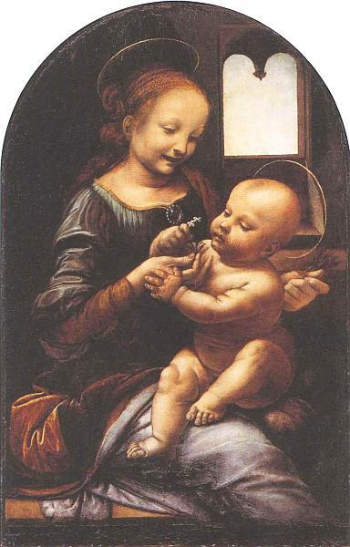 Леонардо да Винчи 14521519 Мадонна с Младенцем Мадонна Бенуа 1478 Холст - фото 32