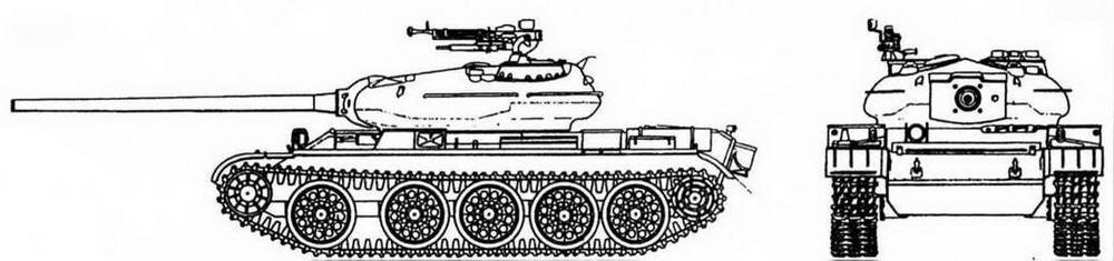 Т541 Т542 Т543 Первый серийный массовый танк послевоенного - фото 1