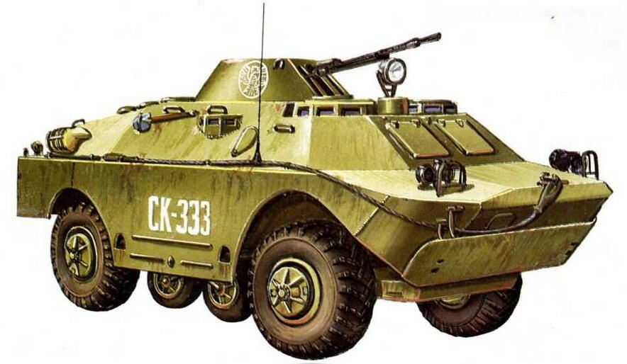 Боевая разведывательнодозорная машина БРДМ2 внутренних войск Ставропольский - фото 73