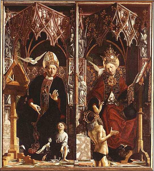 Михаэль Пахер около 14351498 Алтарь Отцов Церкви Центральная часть Около - фото 10