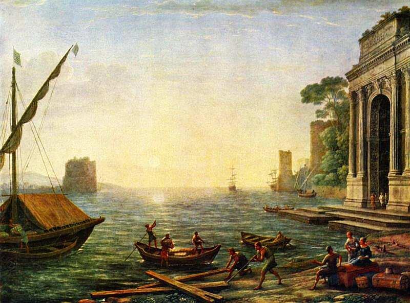Клод Лоррен Клод Желле 16001682 Морская гавань при восходе солнца 1674 - фото 80