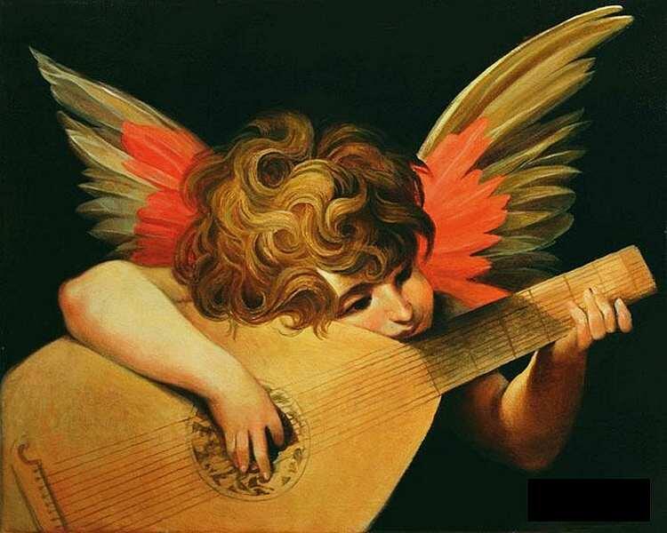 Фиорентино Pocco Музицирующий ангел 1521 Дуччо ди Буонинсенья - фото 10