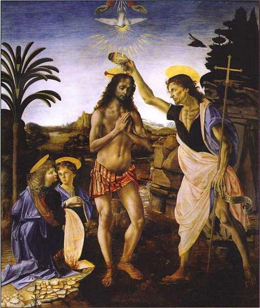 Андреа Верроккьо 143514361488 Леонардо да Винчи 14521519 Крещение Христа - фото 24