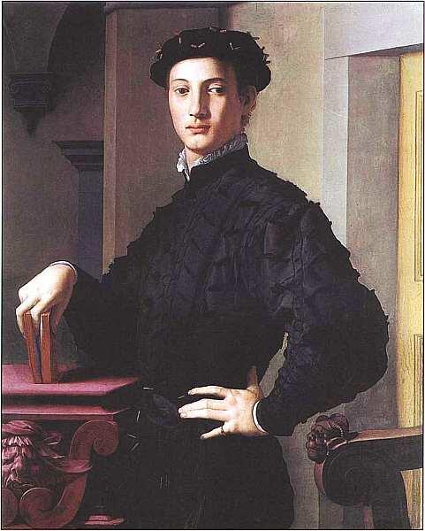 Аньоло Бронзино 15031572 Портрет молодого человека 1530е Дерево масло - фото 25