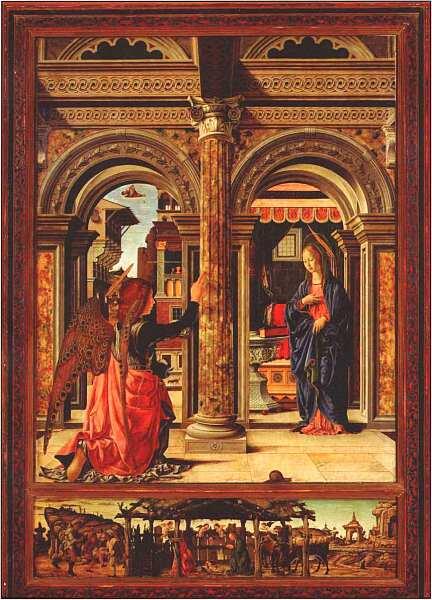 Франческо дель Косса Около 14351477 Благовещение 1470 Дерево темпера - фото 6