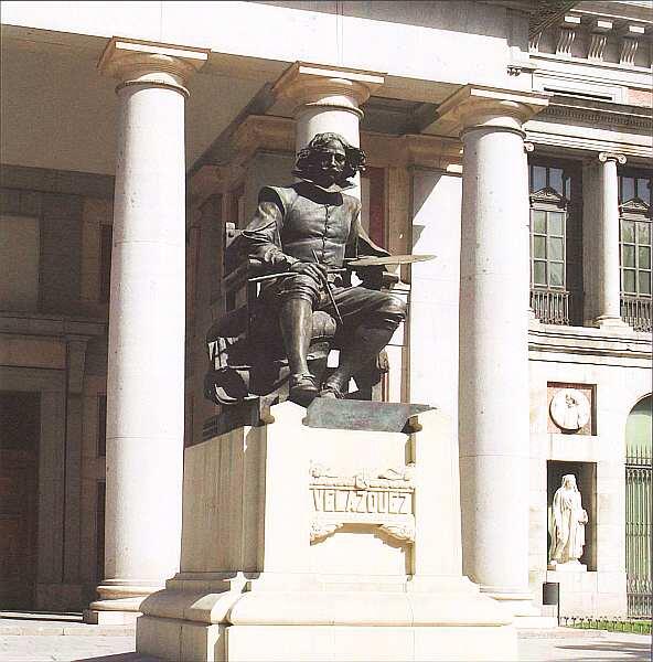 Памятник Д Веласкесу перед музеем Прадо Спросите человека собирающегося в - фото 2