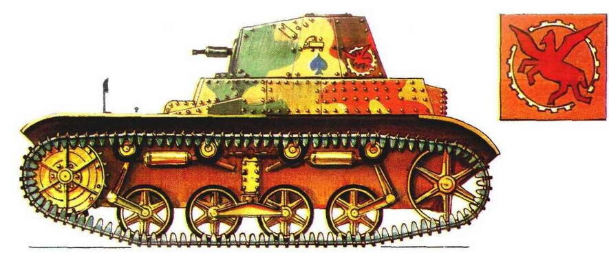 Легкий танк AMR 33 3й полк бронеавтомобилей 3 RAM 3й легкой кавалерийской - фото 56