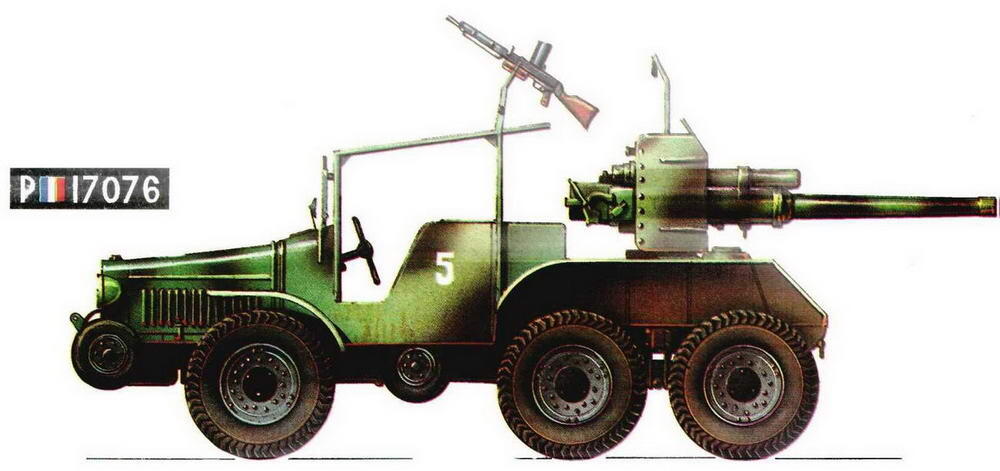 Самоходная артиллерийская установка Laffly W15TCC 4я танковая дивизия 4 - фото 61