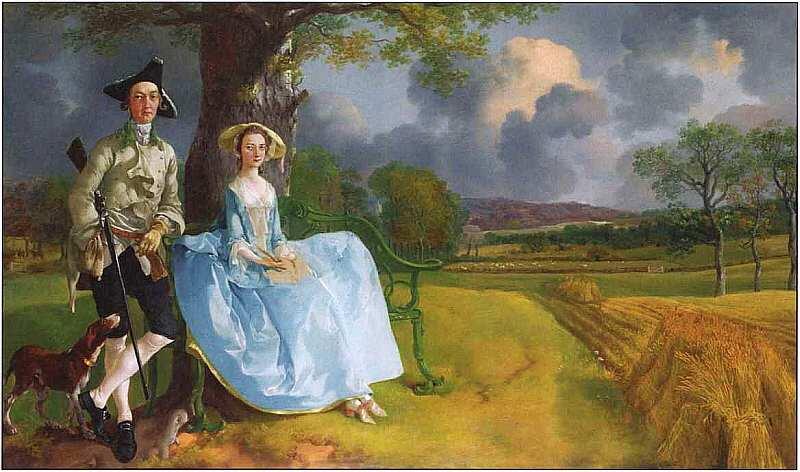 Томас Гейнсборо 17271788 Портрет мистера и миссис Эндрюс Около 1750 Холст - фото 8