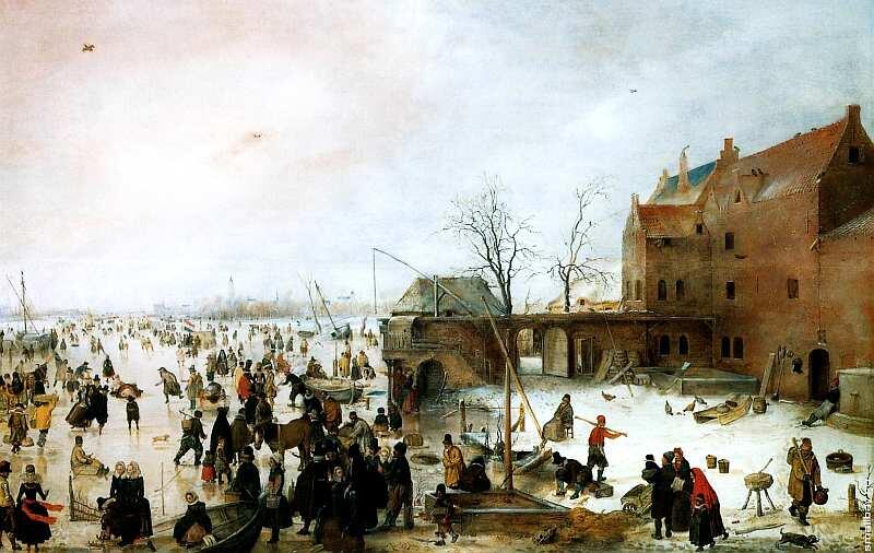 Хендрик Барентс Аверкамп 15851643 Катание на коньках за городскими стенами - фото 27