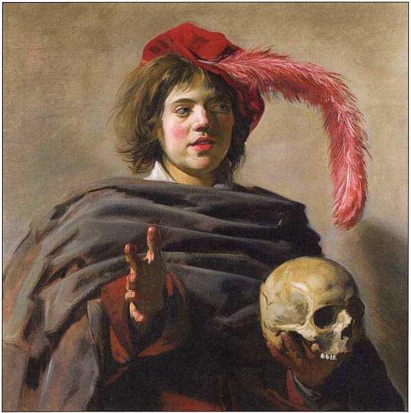 Франс Халс 158115851666 Портрет молодого человека с черепом Ванитас - фото 28