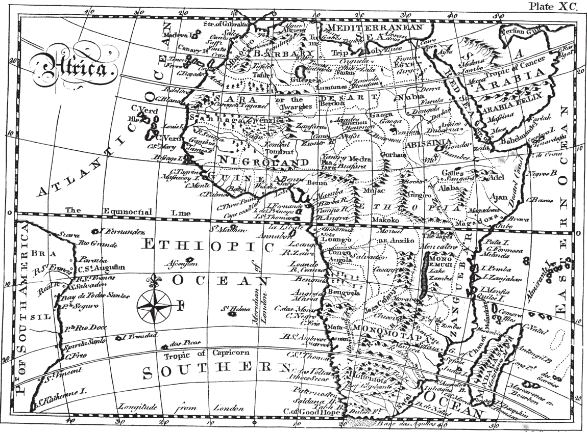 Рис 3 Карта Африки из Британской Энциклопедии XVIII века 43 т 2 с - фото 3