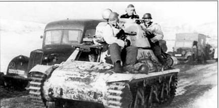 Гочкис в зимнем камуфляже и с танковым десантом Однако на этом испытания - фото 22