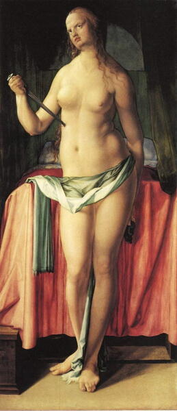 Albrecht Durer Suicide of Lucretia Correggio Jupiter and Io 153132 - фото 1