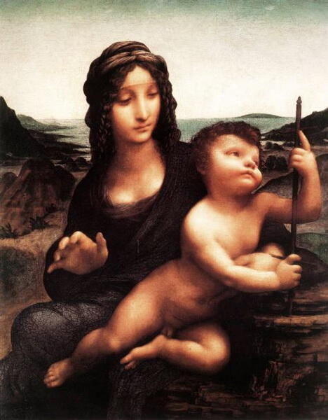 Madonna dei fusi Леонардо да Винчи Raphael Sanzio La fornarina 15181519 - фото 8