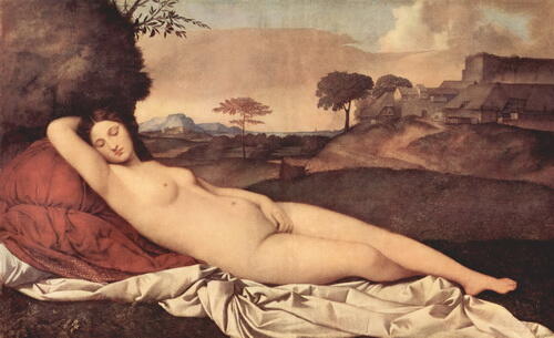 Джорджоне 14771510 Спящая Венера Леонардо да Винчи Леда Рафаэль Три гр - фото 17