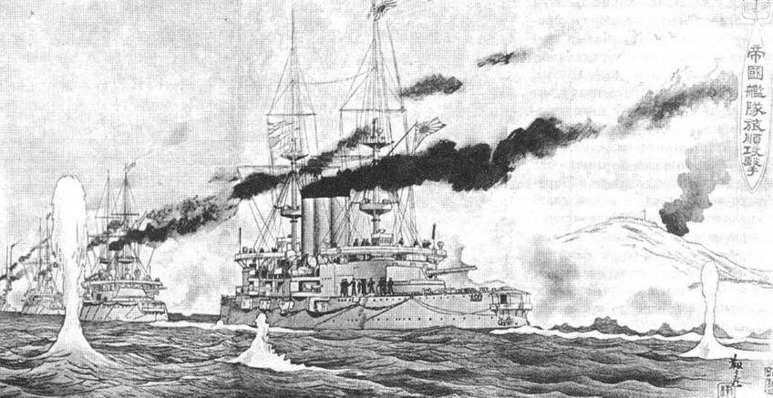 Японский флот у ПортАртура С рисунка того времени Вечером так как - фото 5