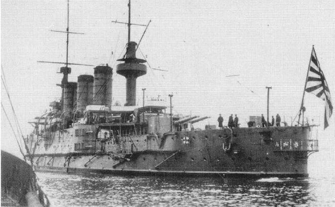 Броненосец Сагами бывший Пересвет в составе японского флота - фото 79