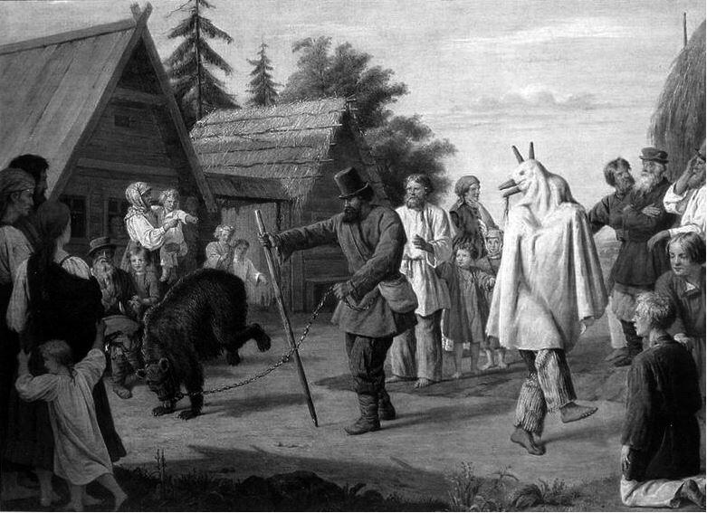 Франц Рисс Скоморохи в деревне 1857 г Жизнь на колесах не знает центра и - фото 8