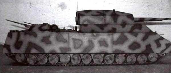 Модель одного из вариантов сверхтяжелого танка Крыса Компьютерное - фото 5