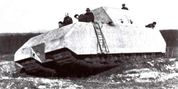 Маус I во время испытаний на полигоне в Бёблингене в январе феврале 1944 - фото 19