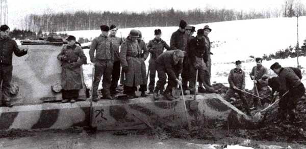 ЧП во время испытаний Мауса в Бёблингене 16 марта 1944 года при попытке - фото 24