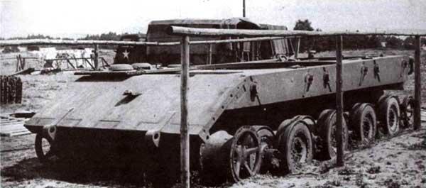 Шасси танка Е100 захваченное союзниками в Зеннелагере 1945 год Е100 - фото 29
