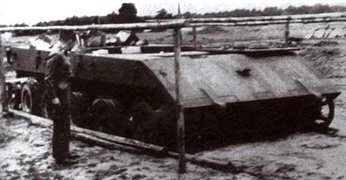 Шасси танка Е100 захваченное союзниками в Зеннелагере 1945 год Е100 - фото 30