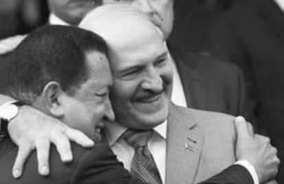 Уго Чавес и Президент Беларуси Александр Лукашенко Уругвайский лидер Хосе - фото 6