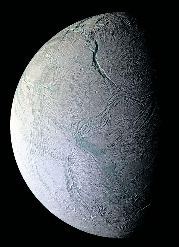 Поверхность Энцелада NASAJPLCaltechSpace Science Institute Обратная - фото 151