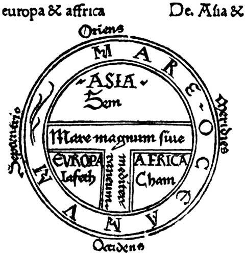 Рис 110 Старинная карта из книги Etymologiae en Исидора Севильского G - фото 12