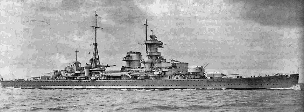 Адмирал Хиппер в первые месяцы службы Обратите внимание на форму форштевня и - фото 33
