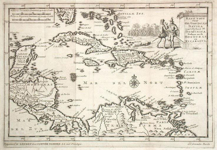 Голландская карта Карибского моря XVII век Однако Ментенона и его - фото 4