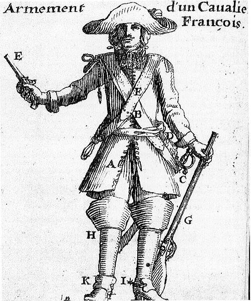 Французский кавалер Гравюра 1678 года 15 августа Граммон собрал своих - фото 9