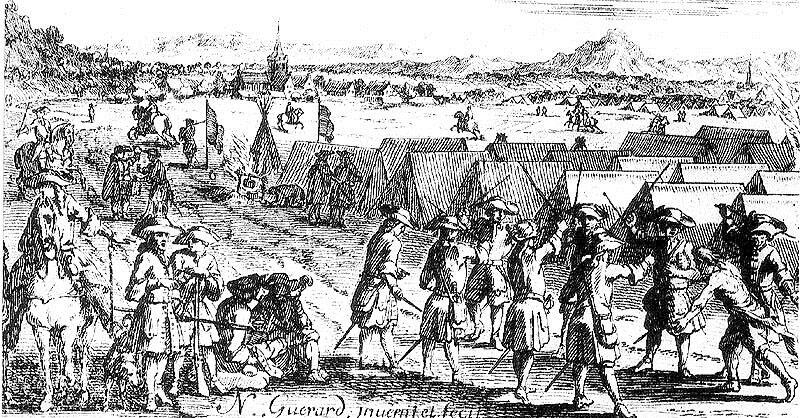 Военный лагерь С гравюры 1695 года Дальнейшие операции на озере Маракайбо - фото 11