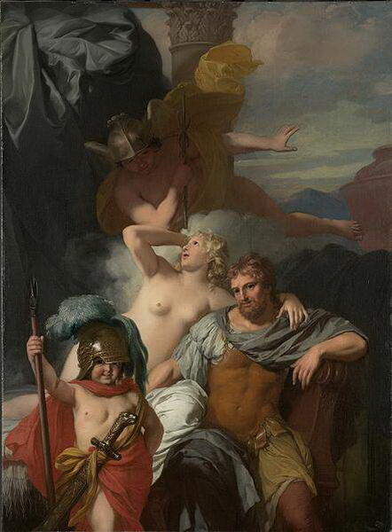 Гермес велит Калипсо отпустить Одиссея Антигона выводит слепого Эдипа из Фив - фото 7