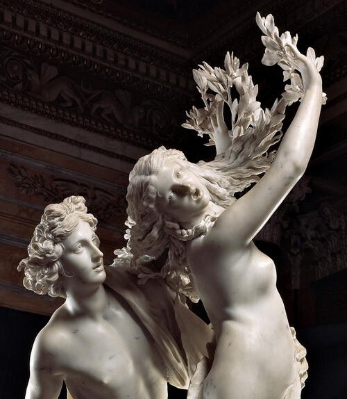Апполон и Дафна Джованни Лоренцо Бернини галерея Боргезе Рим Вакханка - фото 13